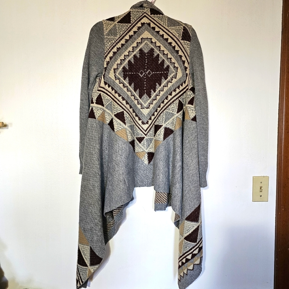 Aztec long sweater